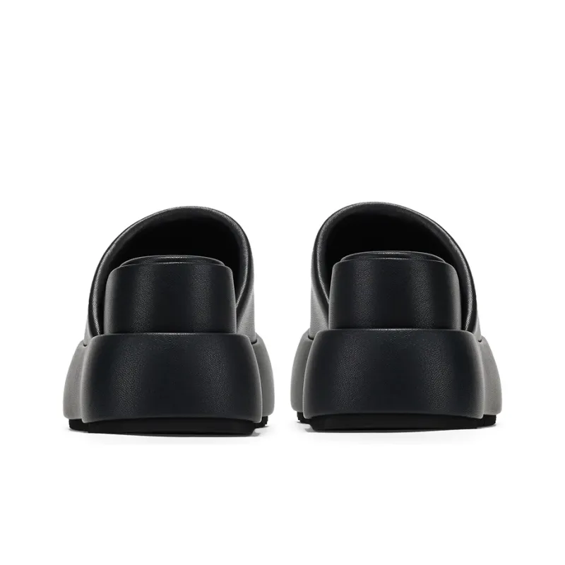 GG CC Casual Outerwear Slide Slippers Women's Black-3