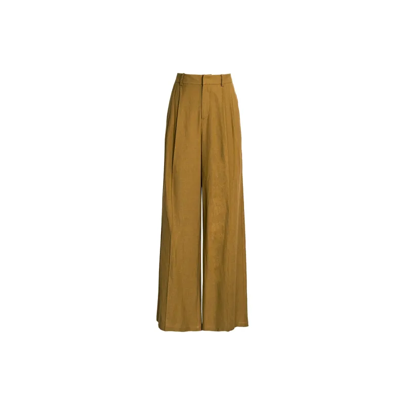 ROEYSHOUSE Business Suits Women's Brown Yellow-2
