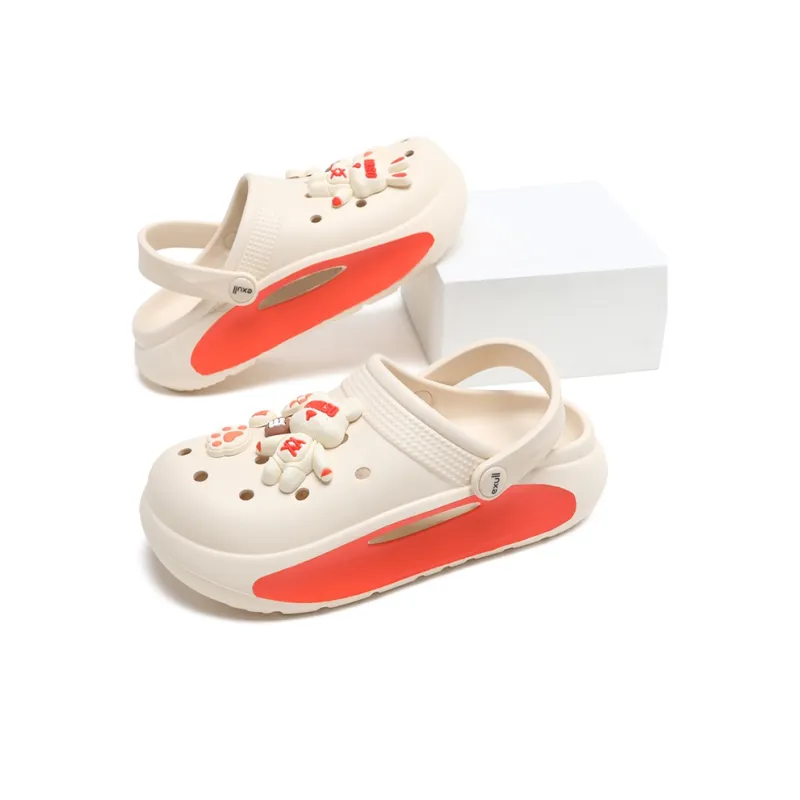 EXULL Q Clogs Women's Beige Yellow-5