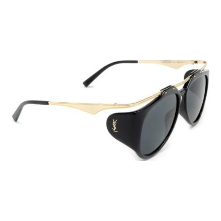 SAINT LAURENT Aviator Frame Sunglasses-2