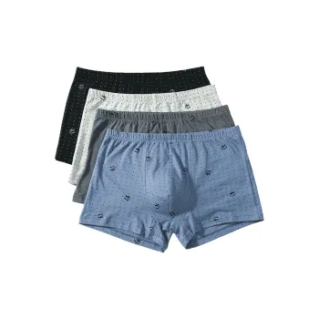 Red Bean Underpants Men's 4 Pack
