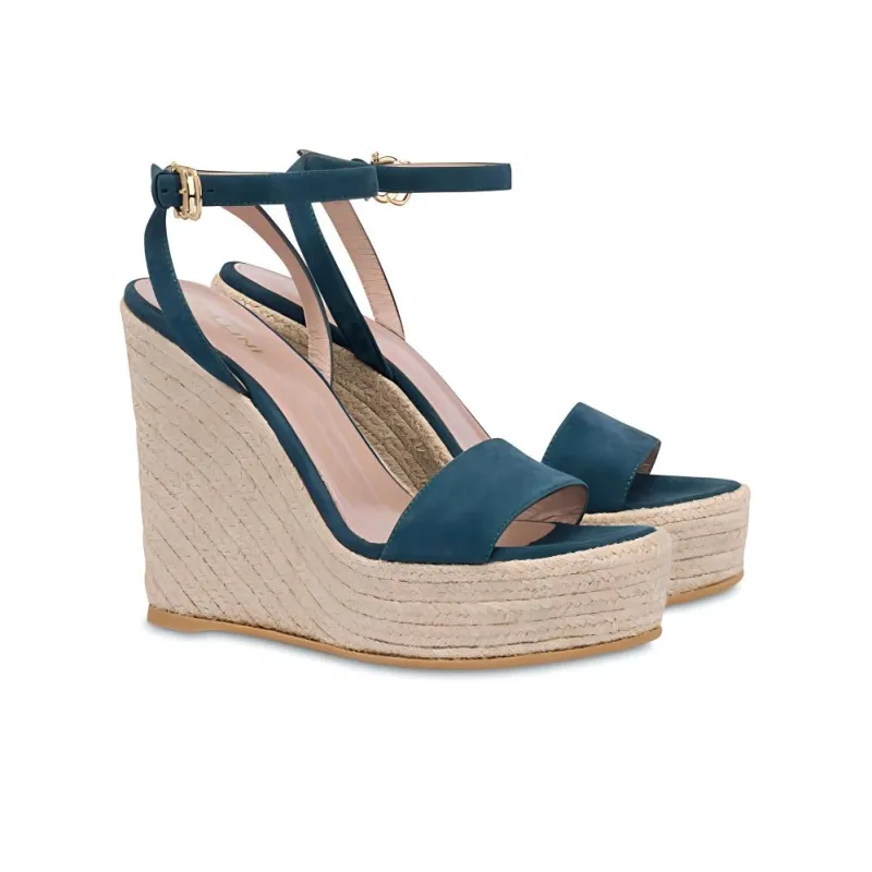 Pollini Playa Strap Sandals 13cm Women's Dark Blue-2
