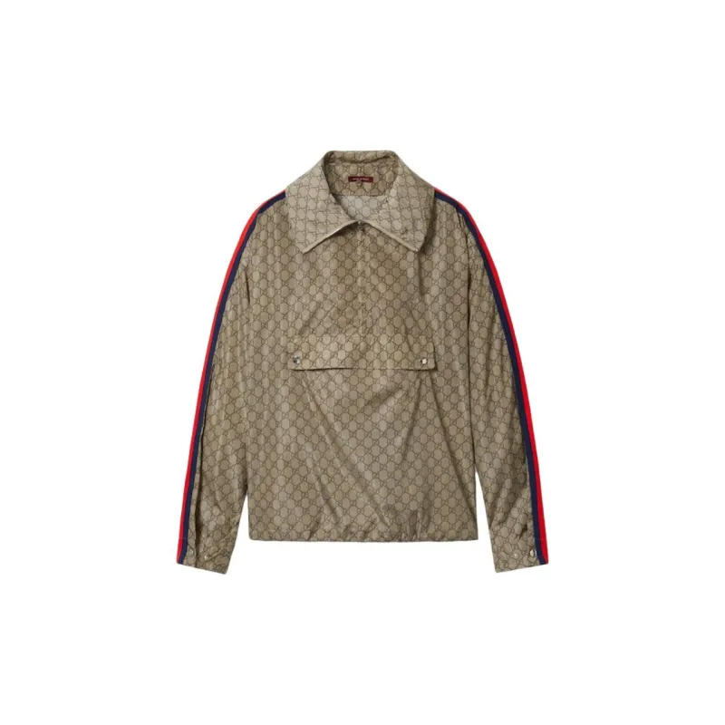 GUCCI Lido Jackets & Coats Women's Beige-1