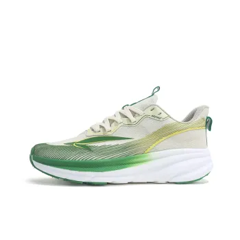 MEIKE Anti Slip Wear Resistant Breathable Lightweight Height Increasing Rebound Low Top Running Shoes Unisex Green