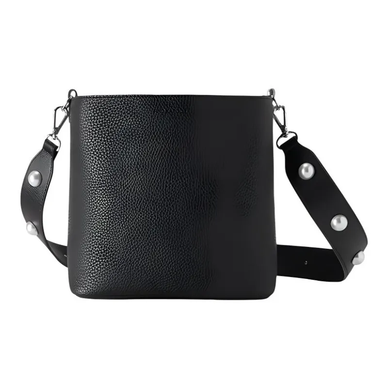 FIND KAPOOR Artificial Leather Bucket Bag, Shoulder Bag, Crossbody Bag Regular Women's Black-2