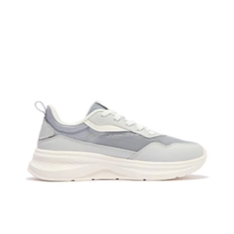 361° Slip Resistant Low Top Casual Shoes Women's White Gray-1