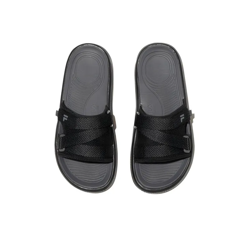 FILA DRIFTER Slip Resistant, Odor Resistant, Quick Dry Slide Slippers Unisex Black-4
