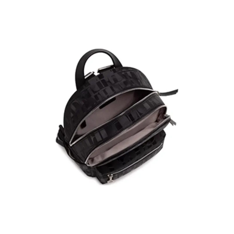 ELLE Fabric Backpack Medium Size Women's Black-3