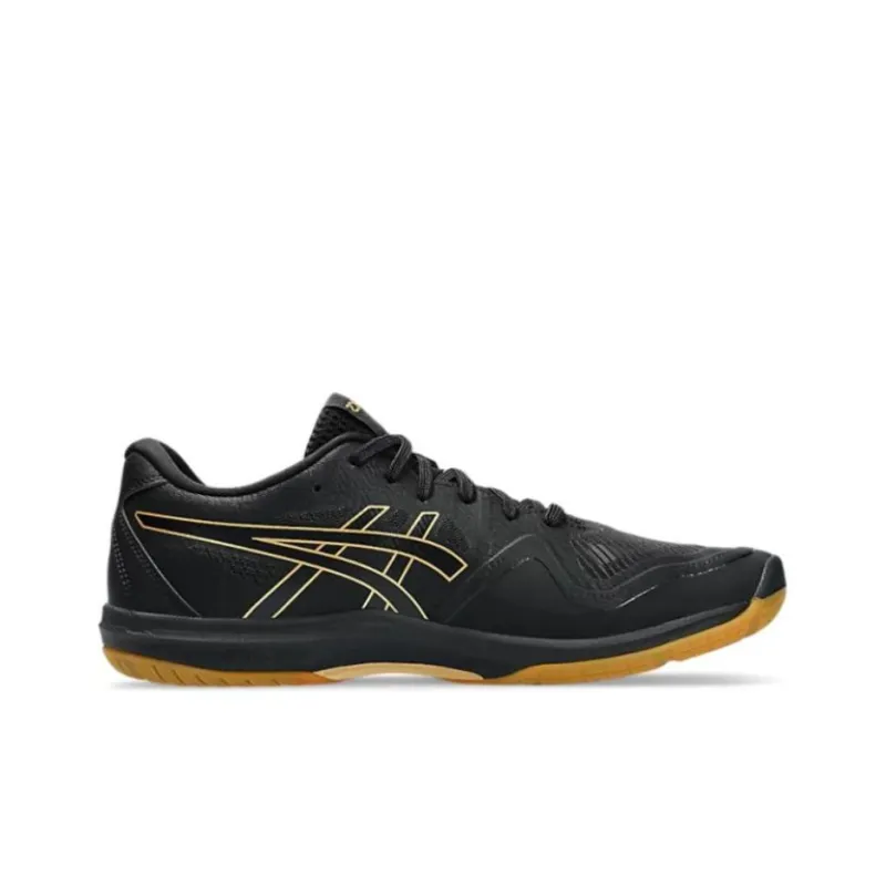 Asics Rote Anti Slip Wear Resistant Low Top Training Shoes Unisex Black-1