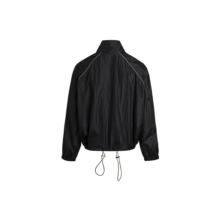 LIUREGALI Windbreaker Jacket Women's Black-1