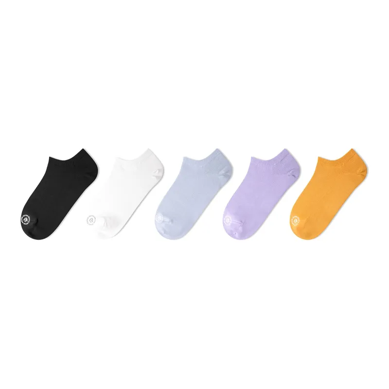 SEVEN Ankle Socks Women's 5 Pack Mixed Color-0
