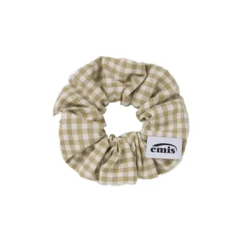 Emis Cotton Hair Tie Women's Black/Red/Pink/Beige/Blue