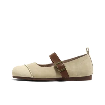 HUANQIU Flat Mary Jane Shoes Women's
