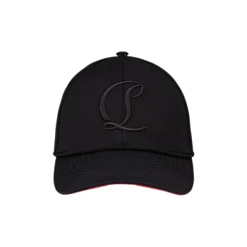 Christian Louboutin Logo Embroidered Baseball Cap