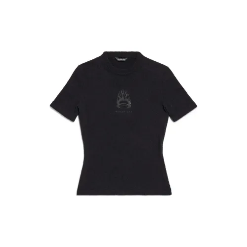 Balenciaga T-Shirts Women's Black