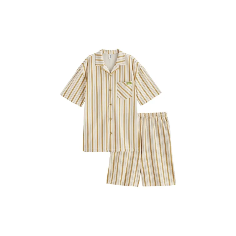 Peninsula City Pajama Set Men's Apricot-0