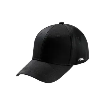 PEAK Cotton Baseball Caps Unisex Black/White