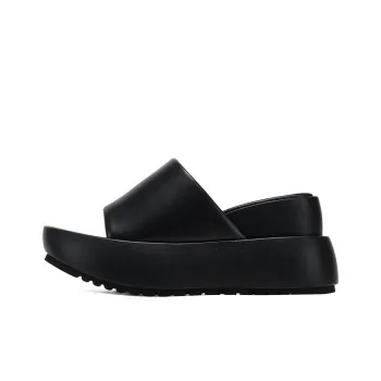 GG CC Casual Over The Shoe Slide Slippers Women's Black