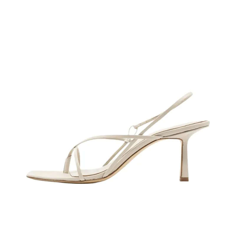 STUDIO AMELIA Strap Sandals 7.5cm Women's Beige-0