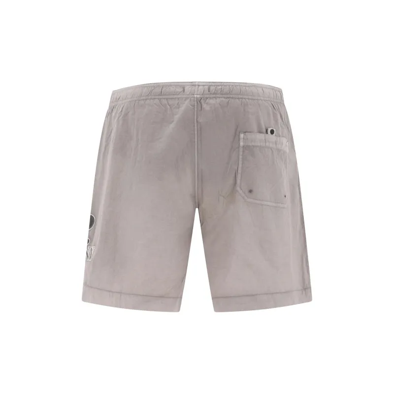 C.P.Company Logo embroidered Swim Shorts-1