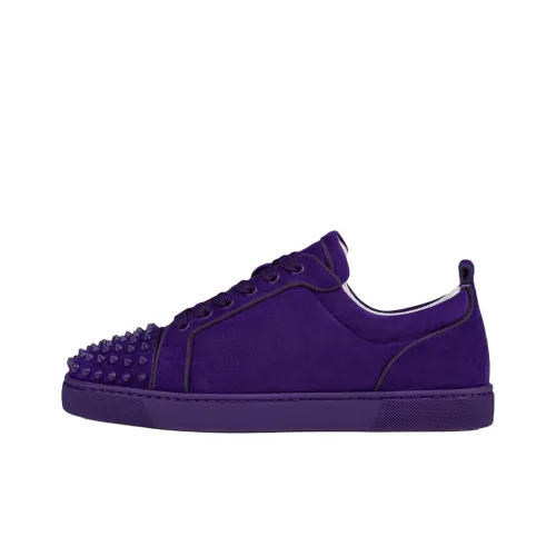 Christian Louboutin Louis Junior 1.0 Skateboard Shoes Men Low-Top Purple