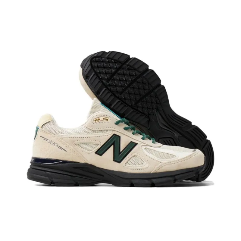 New Balance 990v4 MiUSA Teddy Santis Macadamia Nut-4