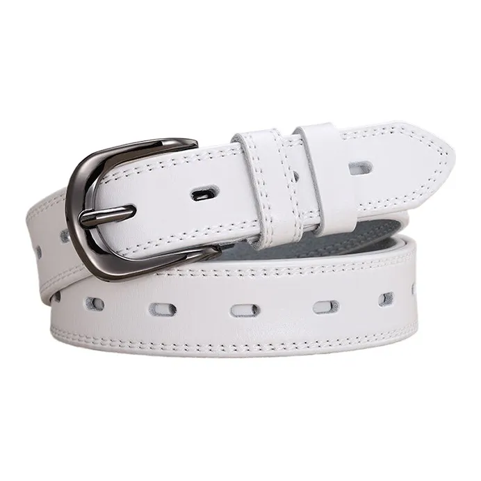 CARTELO Cow Leather Belts Women's Width 2.8CM-2