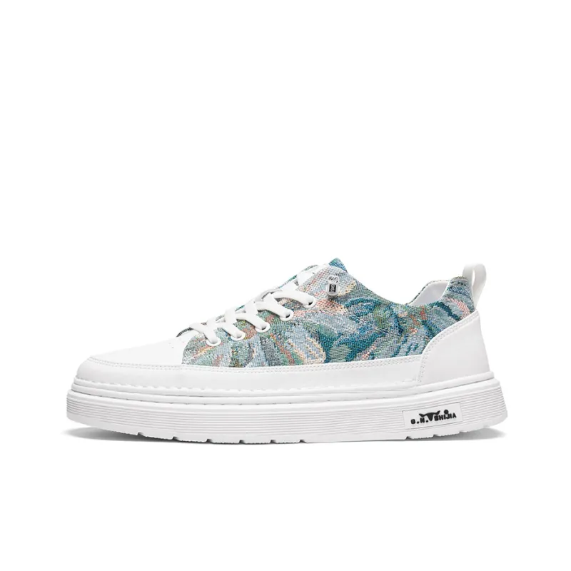 G.N.SHIJIA Lightweight Low Top Skateboard Shoes Men's-0