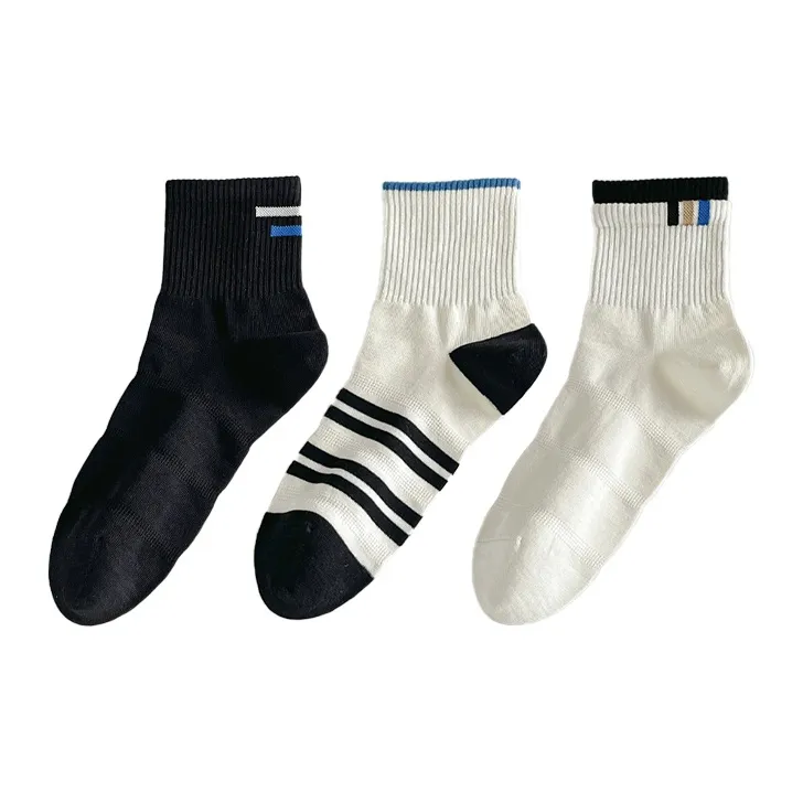 Moremoli Mid Calf Socks Men's 3 Pack-3