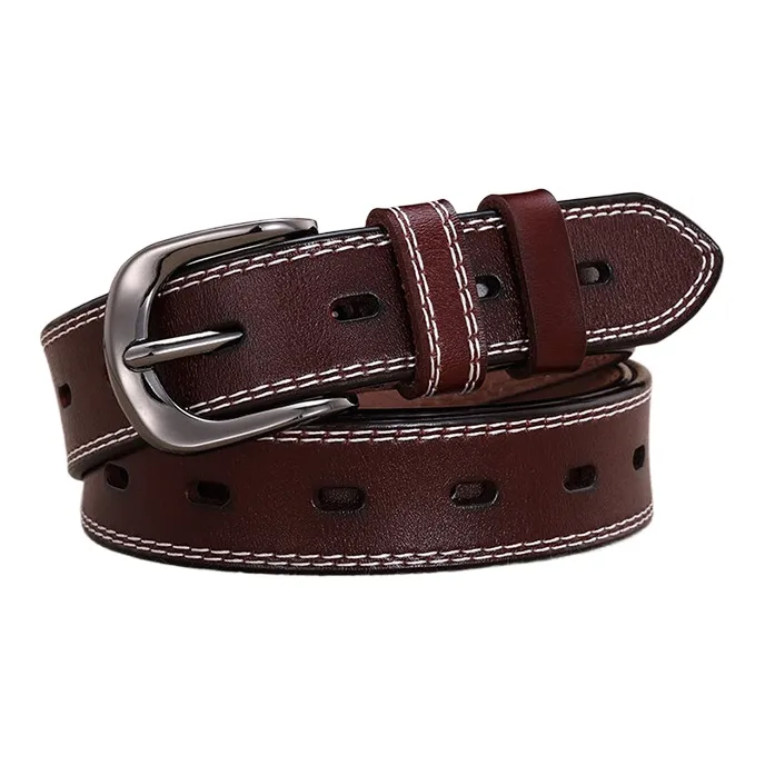 CARTELO Cow Leather Belts Women's Width 2.8CM-4