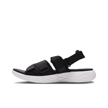 Skechers On The Go 600 Black Sandals 'Black White'
