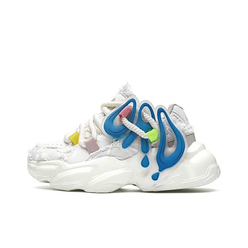ORD Low Top Chunky Sneakers Unisex Blue-0