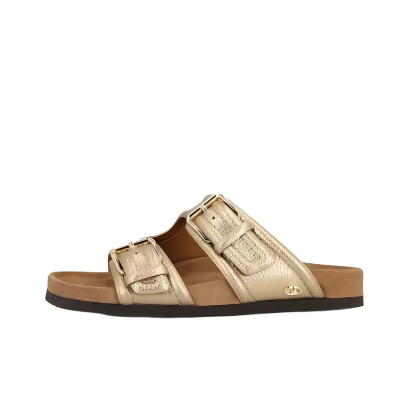 Valentino Garavani Buckle Detailed Slides Women's-0