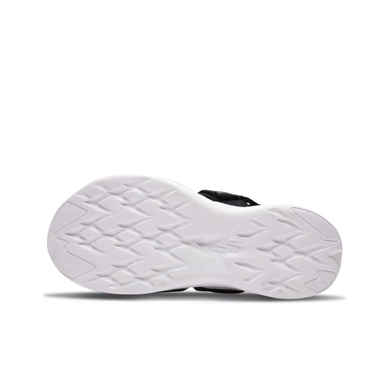 Skechers On The Go 600 Black Sandals 'Black White'-4