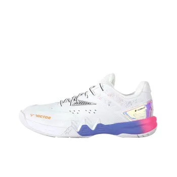 VICTOR Cushioned Slip Resistant Moisture Wicking Mid Top Badminton Shoes Unisex