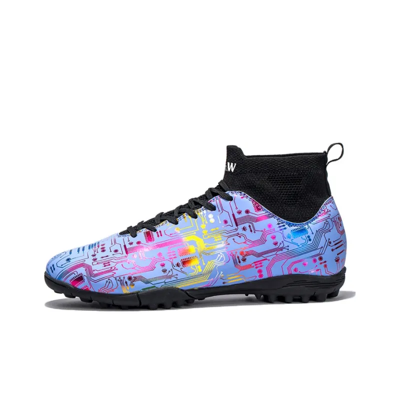 D&W TF Turf Anti Slip Wear Resistant Soccer Shoes Unisex-4