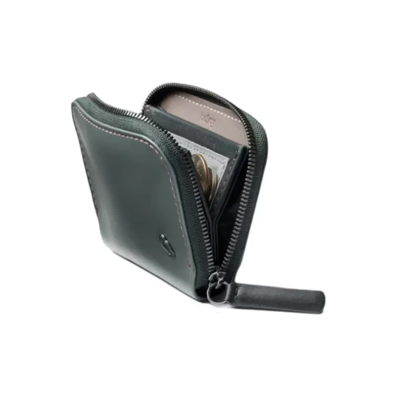 BELLROY Leather Wallet Mini Unisex Light Green-2