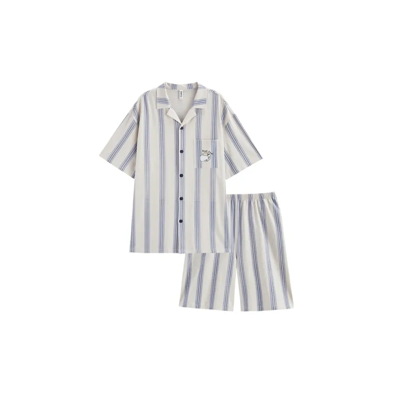 Peninsula City Pajama Set Men's Blue-0