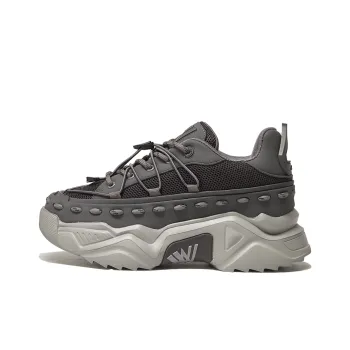 VWL Mid Top Chunky Sneakers Unisex Light Gray