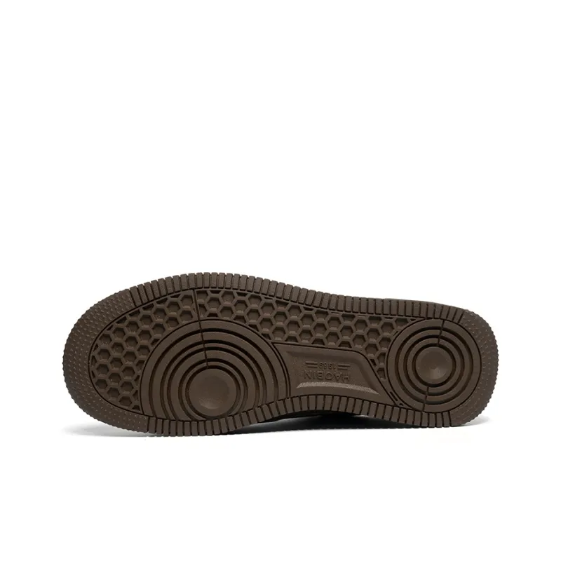 Haobin Low-Top Skateboard Shoes Unisex Camel-28