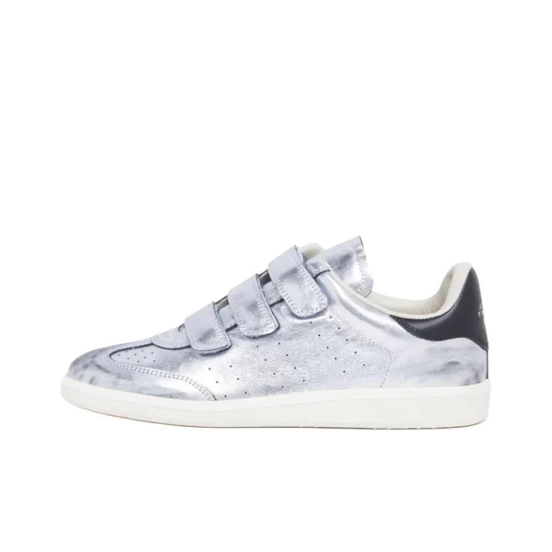 ISABEL MARANT Beth Skateboard Shoes Women's Silver-0