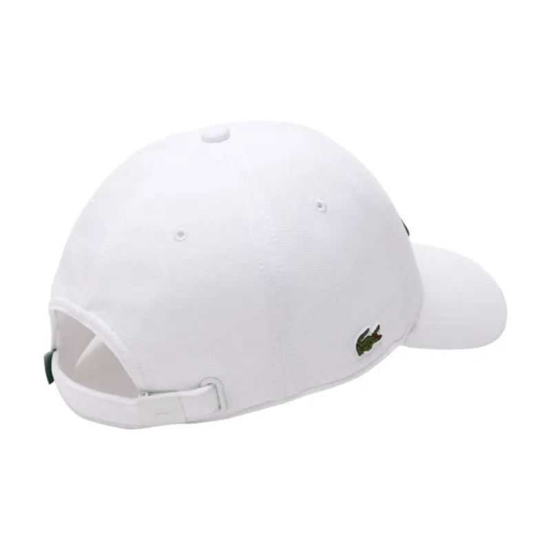 LACOSTE Cotton Baseball Caps Men's White-3