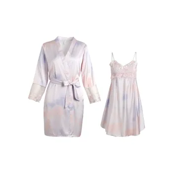 Flow Yarn Bath Robes Women's Gradient