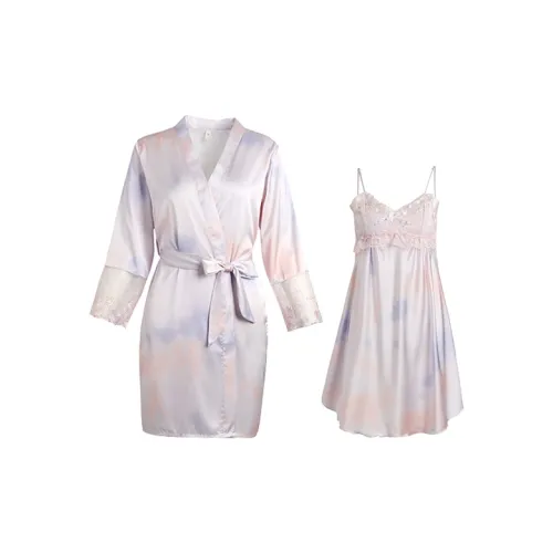 Flow Yarn Bath Robes Women's Gradient