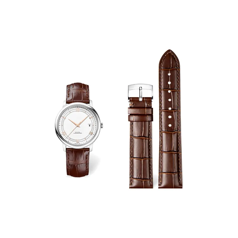 Craftsman Omega Compatibility Watch Band Genuine Leather Material-11