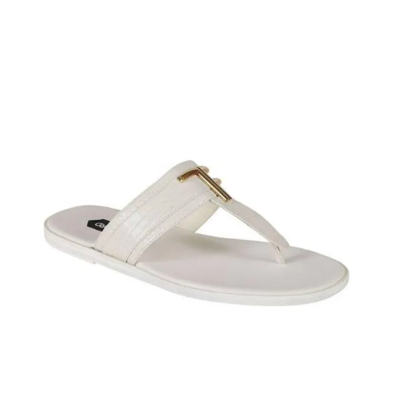 TOM FORD Brighton Flip Flops Men's White-2