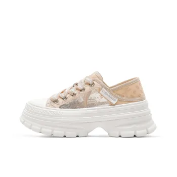 C°BANNER Low-Top Canvas Shoes Women's Mocha