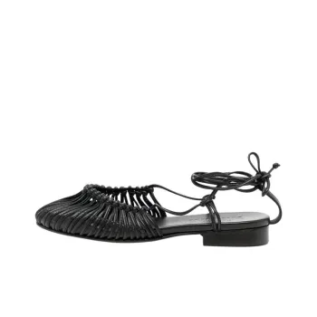 HEREU Mantera Knotted Leather Sandals