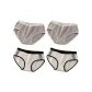 M1332-F Set-Sweet and Stylish-Gray+Gray+White+White (4 Pack)