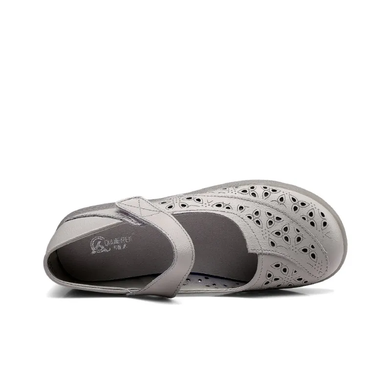 Strongman 3515 Women's Casual Shoes Gray Beige-3